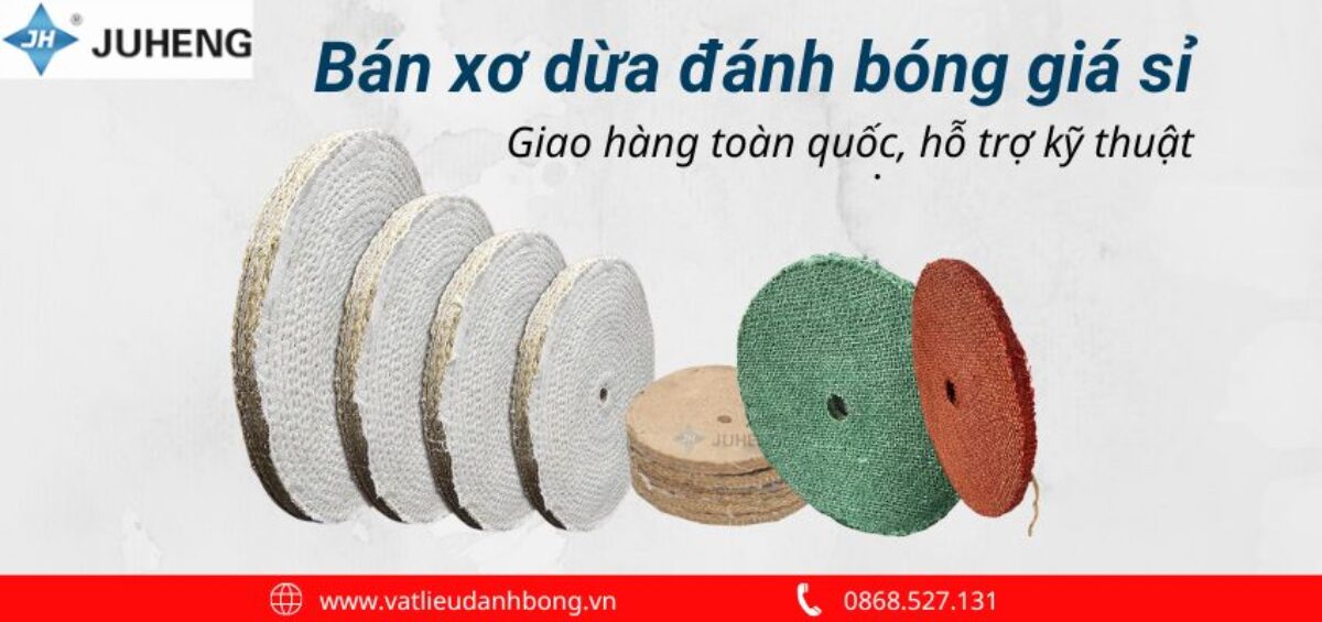 Bán xơ dừa đánh bóng giá sỉ