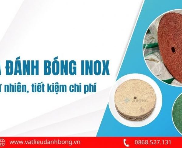 Xơ dừa đánh bóng inox