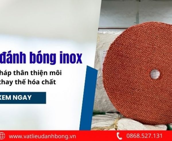 Xơ dừa đánh bóng inox