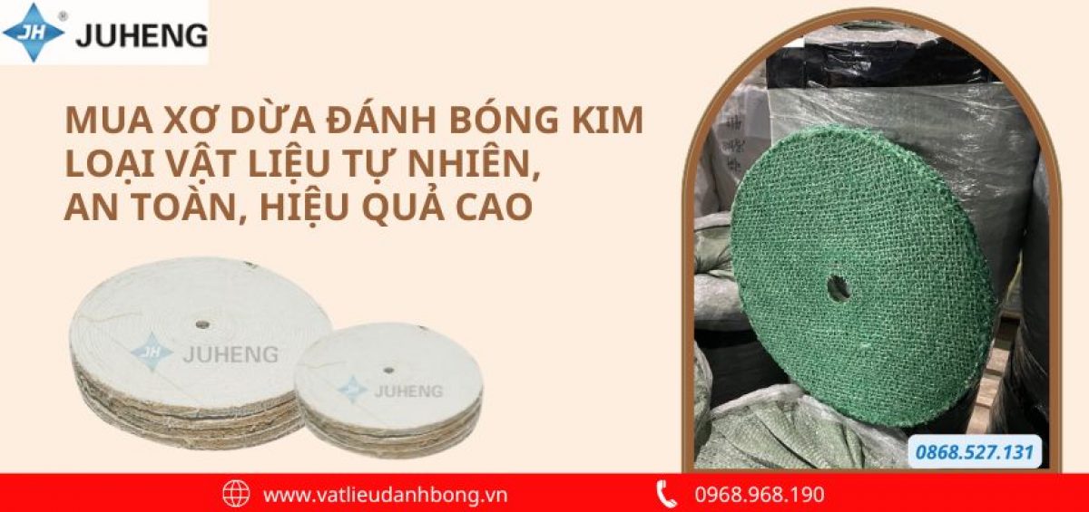 Mua Xơ Dừa Đánh Bóng Kim Loại