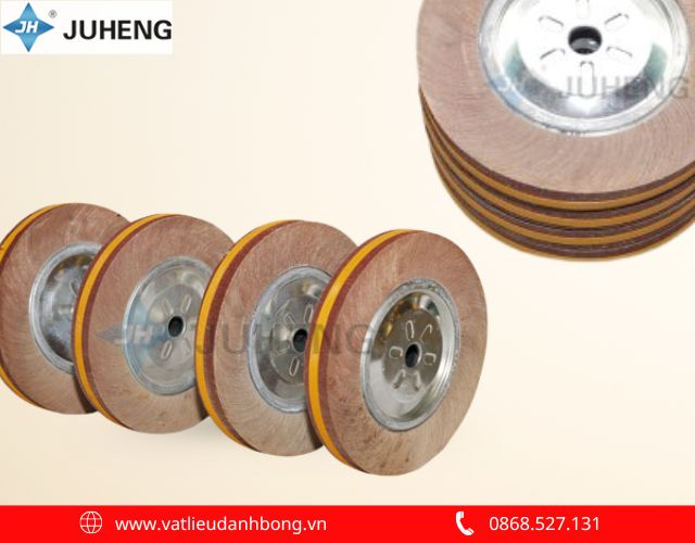 Bánh nỉ đánh bóng xám